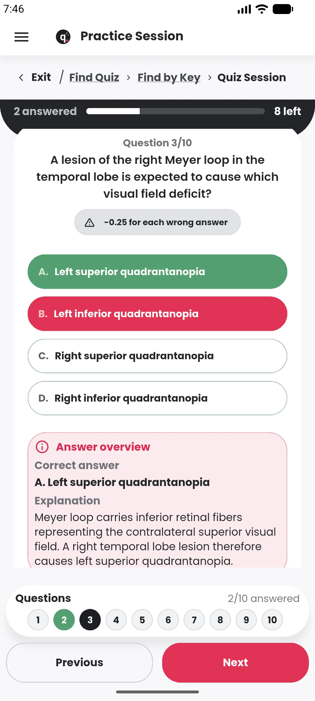 Learn while you practise in the Quiyo mobile app.